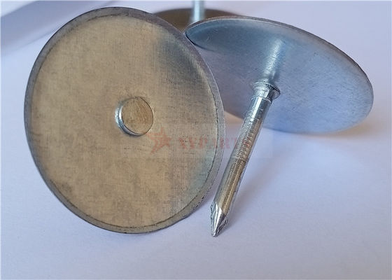 Pinos de soldadura de la cabeza de la taza de descarga del condensador de 12 calibres para fijar el aislamiento en una superficie metálica