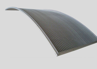 Pantalla de filtro del alambre de la malla de la cuba de SS304 Lauter, pantalla del arco de la pantalla de la curva del alambre de la cuña