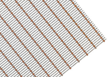 Los paneles de malla de alambre del techo de la arquitectura de la decoración con el modelo prensado del alambre