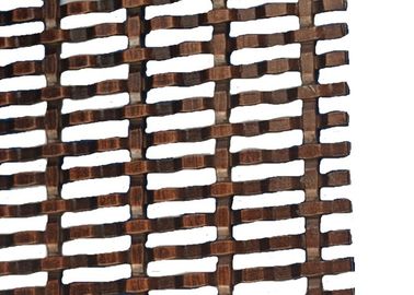 Los paneles de malla de alambre decorativos del color oro del espray de Dubai usados para la división de la tela