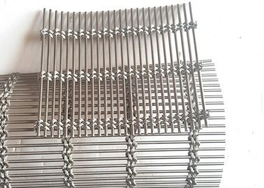 malla inoxidable flexible decorativa de la cuerda de acero de la anchura de los 4M para las paredes de las pañerías del metal