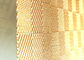 Malla de alambre de encargo de Aechitectural del color oro para hacer sombras de la cubierta de la lámpara
