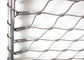 Flexible X-tienda la malla Ferruled de la cuerda de alambre de acero inoxidable para la barandilla del balcón