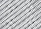 Malla de alambre arquitectónica de la tela de la fachada del color de cobre hecha en el alambre plano de aluminio