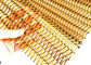 Malla metálica ampliada espiral del arte del color de cobre del espray para las divisiones y las cortinas