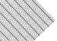 Los paneles de malla de alambre del techo de la arquitectura de la decoración con el modelo prensado del alambre