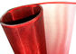 Color rojo de Mesh Laminated Glass Curtain Wall de la tela tejida