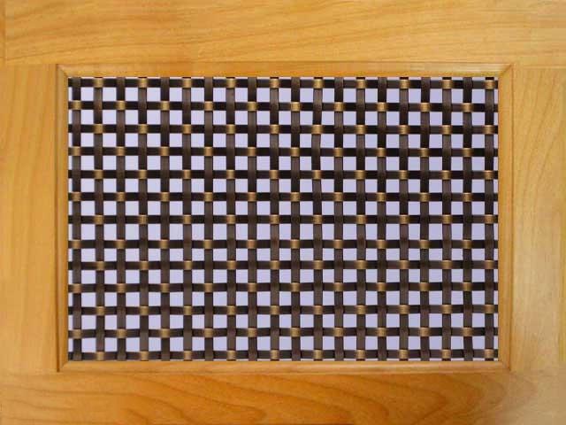 Tela de malla metálica tejida arquitectónica de cobre amarillo antigua