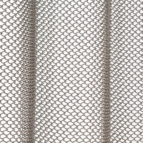 Cortina de aluminio de la malla de alambre del metal de la bobina con el final superficial de encargo para la decoración