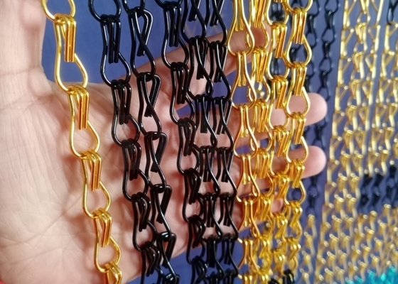 Cortinas de aluminio anodizadas de la alambrada del metal usadas como recubrimientos de paredes