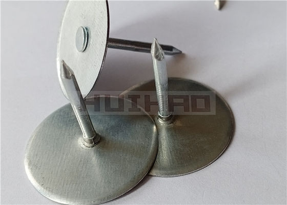 soldador principal Pins Galvanized Steel del perno prisionero del CD de la taza de 2.7m m para asegurar el aislamiento en superficie de metal