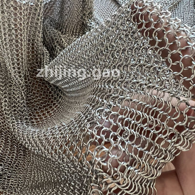 7 mm Soldado Tipo Sus304 Anillos de cadena para ropa de protección