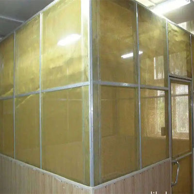 Salón de blindaje de alambre de latón con malla de alambre electromagnético materiales de blindaje de ondas electromagnéticas