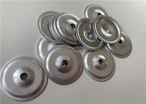 Material de acero galvanizado de placas de aislamiento de tensión redondas de 30 mm