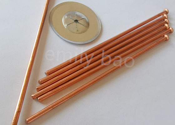 Pinos de soldadura de aislamiento con extremo plano de 3 mm de cobre