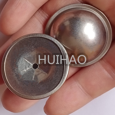 7/8 pulgadas de acero galvanizado de aislamiento de cúpula tapa para fijar pines de aislamiento