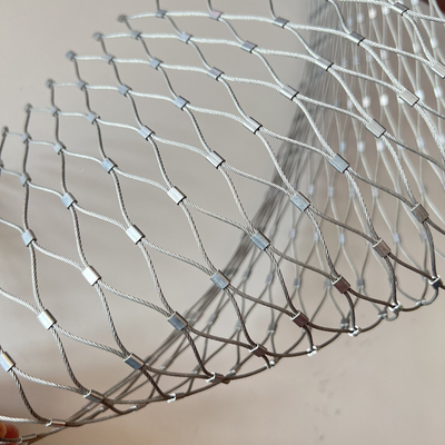 Malla de cable de acero inoxidable utilizada para barandillas de escaleras