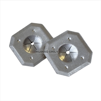 Arandela cuadrada de acero galvanizado de 32 mm con autobloqueo para fijar pines de aislamiento de 2,7 mm