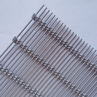 Divisor de malla metálica decorativa de acero con flúor