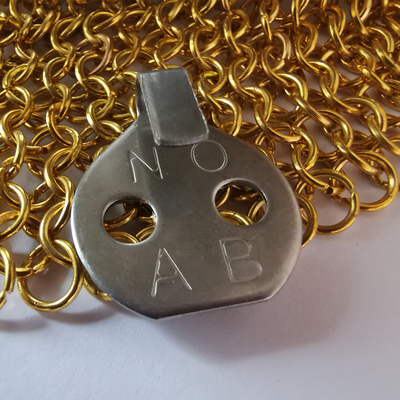 Gancho de 22 mm de acero inoxidable para mantas aislantes reutilizables