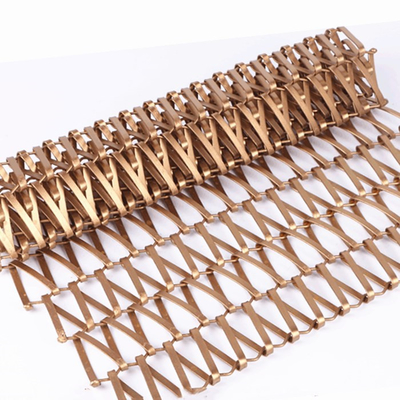 Cuadrícula de alambre espiral equilibrada para cortina de metal