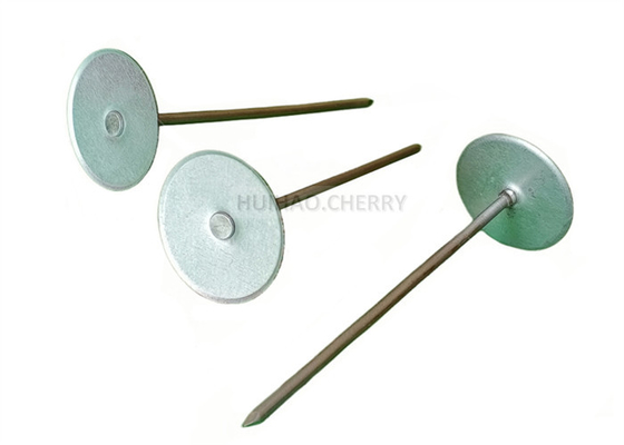 Clavijas de revestimiento de conductos de acero galvanizado de 4 pulgadas para aislamiento de fibra de vidrio de conductos de aire