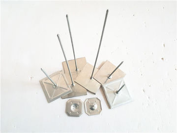 2.7mm x 70mm Pinos de lana de roca autoadhesivos 50 x 50 mm Base para el polvo