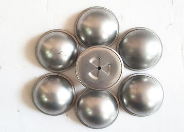 12 calibre de cúpula de aluminio tapa 1-1 / 2 "con acero inoxidable auto-bloqueador de lavadora insertado