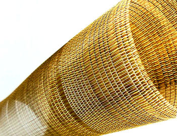 Malla de alambre tejida decorativa para la malla moderada del diámetro 42 del vidrio laminado 0,28