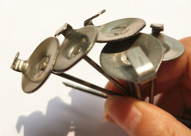 Anclas de fijación de acero suave de calibre 14 para cubiertas aislantes extraíbles calentadas