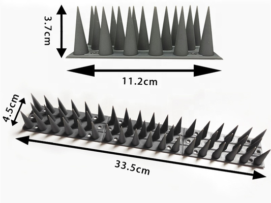 Los puntos disuasivos de la cerca del pájaro plástico de Wall Anti Climb utilizan diseño en la cerca de los tejados