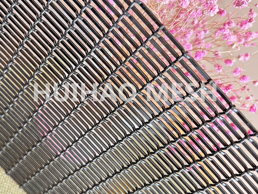 Los recubrimientos de paredes diseñan el alambre tejido arquitectónico Mesh Pvdf Black Color Aluminum de 1.5m m