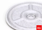 2,83 placas de sujeción del aislamiento del sistema de techumbre de la pulgada de diámetro