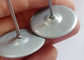 Pinos de acero galvanizado de metal de 2 mm utilizados para la fabricación de mantas aislantes