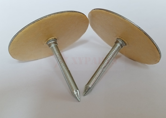 Clavos de cabeza de copa para aislamiento de fibra de vidrio en conductos de aire, calibre 12, sujetadores para aislamiento de conductos HVAC
