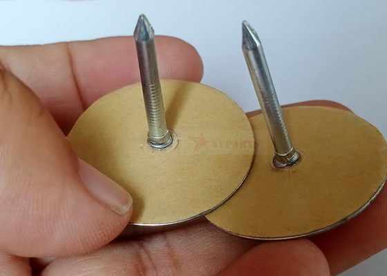 Pinos de soldadura de la cabeza de la taza de descarga del condensador de 12 calibres para fijar el aislamiento en una superficie metálica