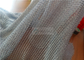 Malla de alambre de acero inoxidable de soldadura 0.8x7m m del correo en cadena usados para las cortinas del tabique