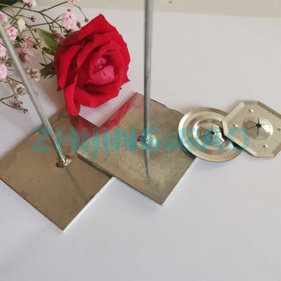 Clavijas de fijación de aislamiento autoadhesivas de 35 mm para placa base en acero galvanizado
