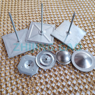 Clavijas de lana de roca autoadhesivas con base de cinta de 50 mm