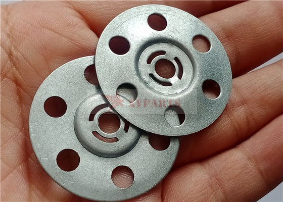 Los elementos de fijación de las placas de aislamiento de acero galvanizado para lavadoras de 1-1/4" para tapones de madera o metal