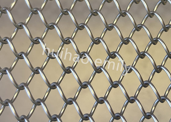 1.2mm de alambre de aluminio de malla de metal cortinas para la decoración de restaurantes