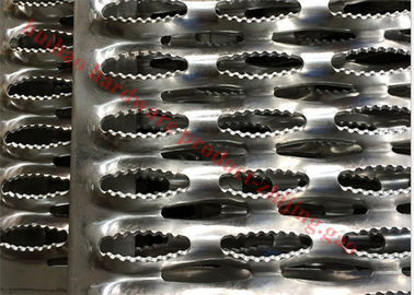 Rejilla de plancha de aluminio de canal de 6M para plataformas