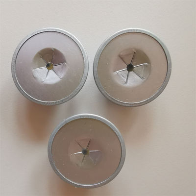 Acero galvanizado 28 mm Lavadoras de tapa de cúpula para arreglar uñas de 3 mm