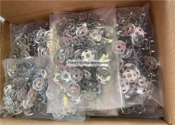 Lavadoras de fijación metálicas de 4 garras para placas de yeso, placas de aislamiento de extrusión, placas térmicas, placas de retroceso fijas