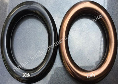 Anillo redondo de aleación de aluminio de 45 mm de diámetro para accesorios de cinturón de seguridad