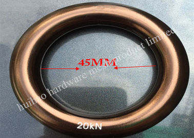 Anillo redondo de aleación de aluminio de 45 mm de diámetro para accesorios de cinturón de seguridad