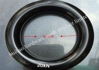 Anillo redondo de aleación de aluminio de 45 mm de diámetro para accesorios de cinturón de seguridad