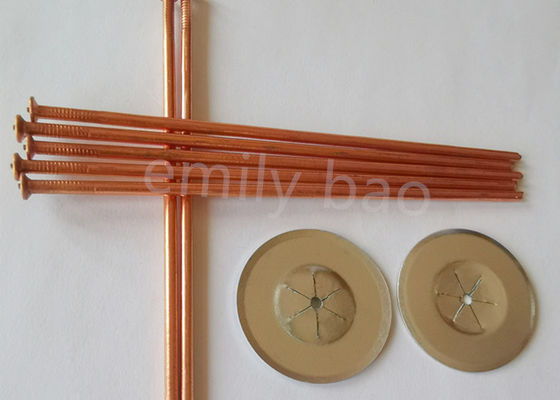 Pinos de soldadura de aislamiento con extremo plano de 3 mm de cobre