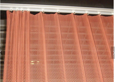Cortina de malla de bobina de aluminio con riel metálico