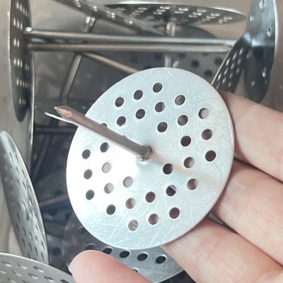 M3*75 mm Pinos de aislamiento marino galvanizados con base de disco perforado